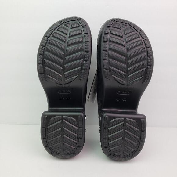 Crocs Siren Studded Clog Mens Sz 11 Womens Sz 13 Black Platform Clog Shoes main image 5